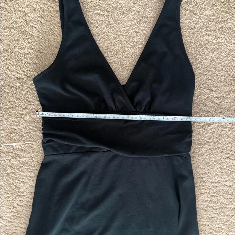 Patagonia Black V-Neck Sleeveless A-Line Dress - Picture 6 of 7